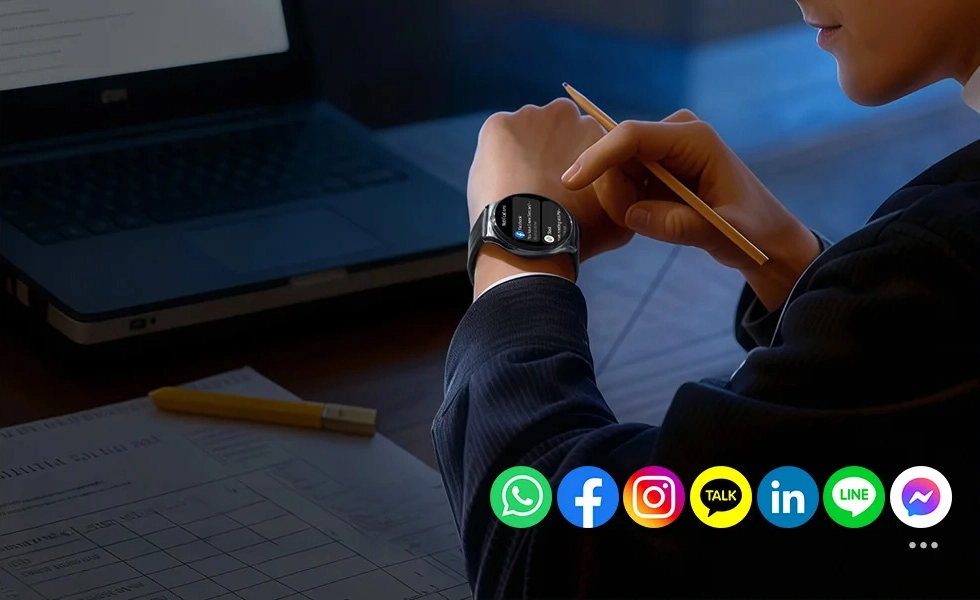Notificações de mensagens do HAYLOU Solar Lite 2