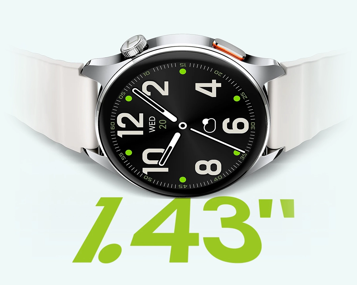 Haylou Watch 4S com tela de 1,43 polegadas