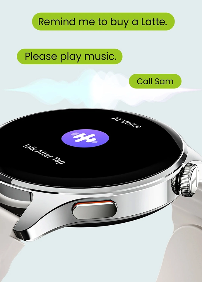 Haylou Watch 4S com comandos do assistente de voz com IA