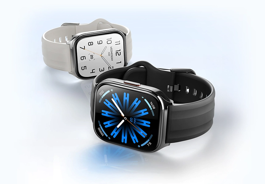 HAYLOU Watch 3 preto e branco